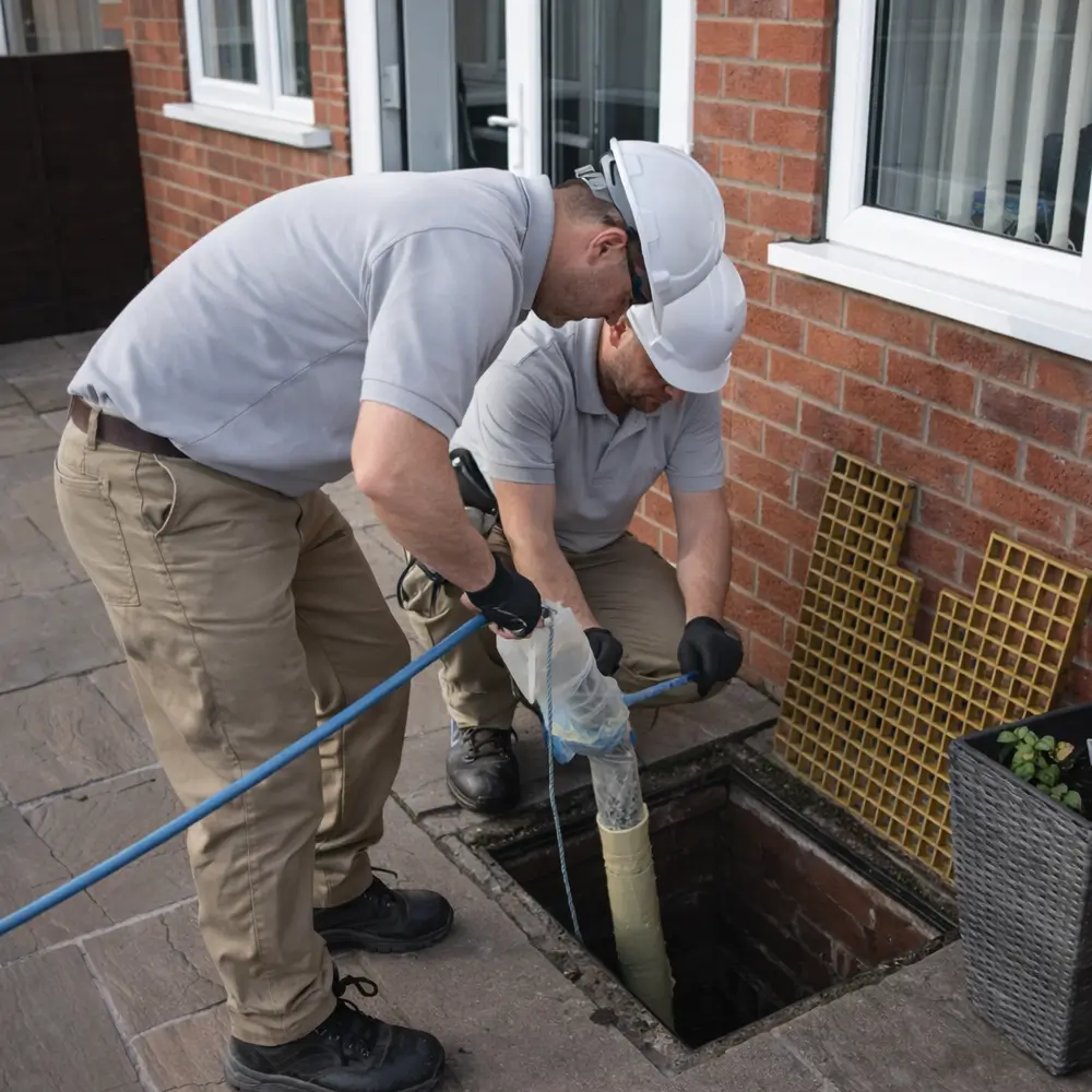 Blocked drain repair service in Bordon
